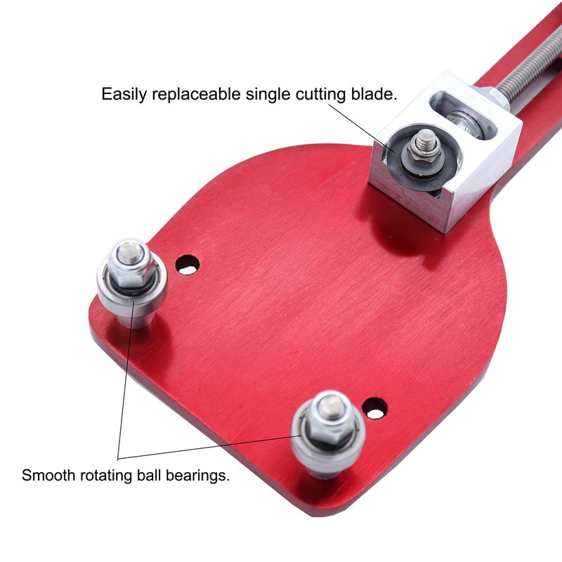 MOCW 77750 Oil Filter Cutter Billet Aluminum Universal Oil Filter Cutter Tool 2-3/8" - 5" Cutting Range - Image 3