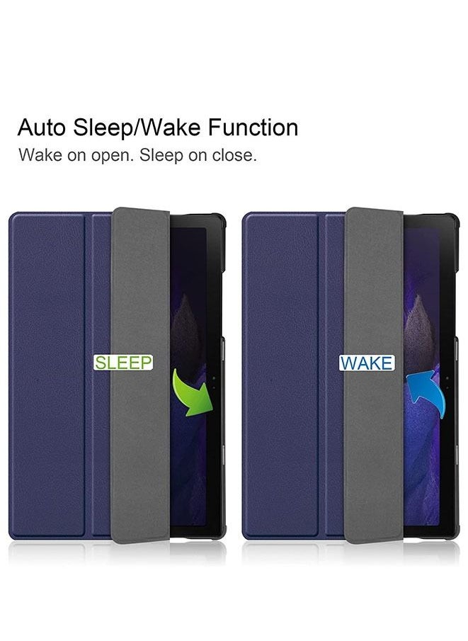 Generic - Smart Case for Samsung Galaxy Tab A8 10.5 Inch 2022 (Dark Blue) - Image 1
