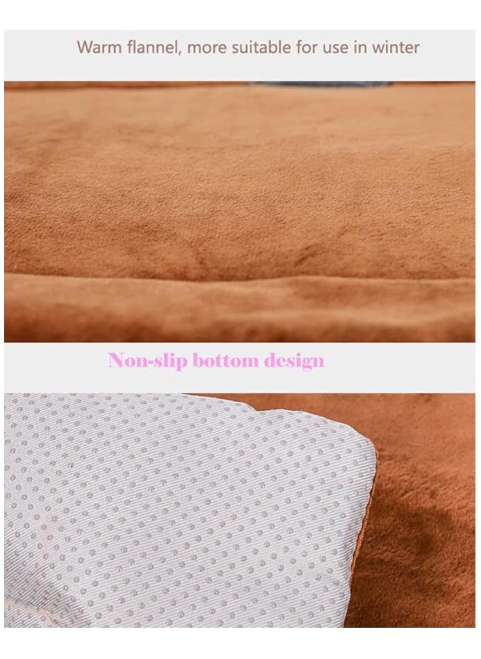 Moro Moro Luxury Velvet & Leather Dog Mattress – Soft, Durable & Non-Slip Pet Bed  - Image 3