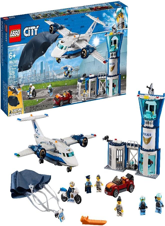 LEGO - LEGO City Sky Police Air Base 60210 Building Kit (529 Pieces) - Image 1