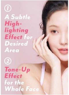 I'M MEME I'M MEME Compact - Tone-up Pact | Korean Pressed Powder for Pink Blur Effect, with Calamine, Mattify Skin, Setting Powder for Makeup, Gift, 0.35 Oz  - Image 3