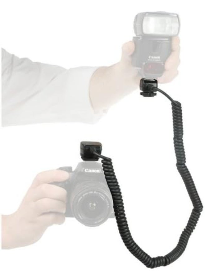 Vello TTL-Off-Camera Flash Cord for Canon EOS - 1.5' (0.5 m) - Image 4