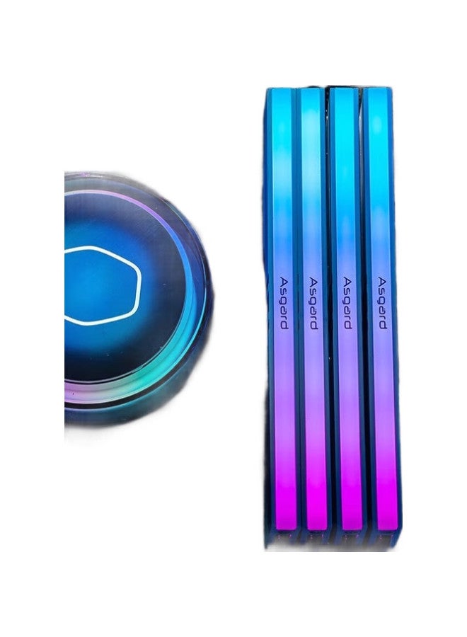Asgard 16Gb (8Gx2) Kit Ddr4 3600 Desktop Memory Module, Rgb Light Bar - Valkyrie Series - Image 1