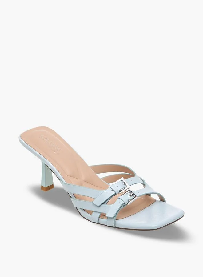 Celeste BLUE Women Buckle Detail Sandals for Women | Best Price UAE