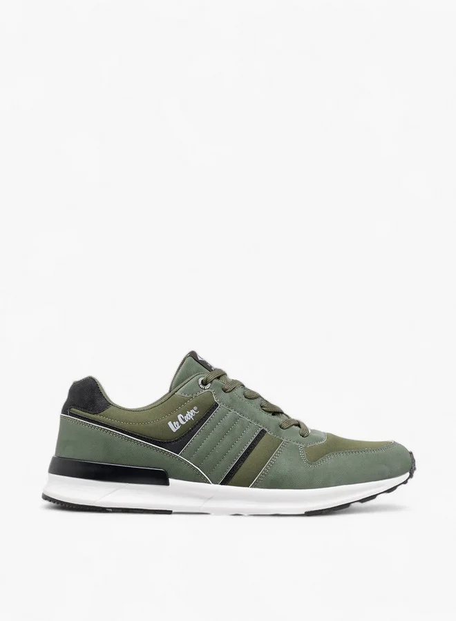 Lee Cooper Men's Panelled Lace-Up Sneakers