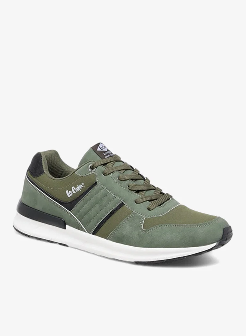 Lee Cooper Men's Panelled Lace-Up Sneakers