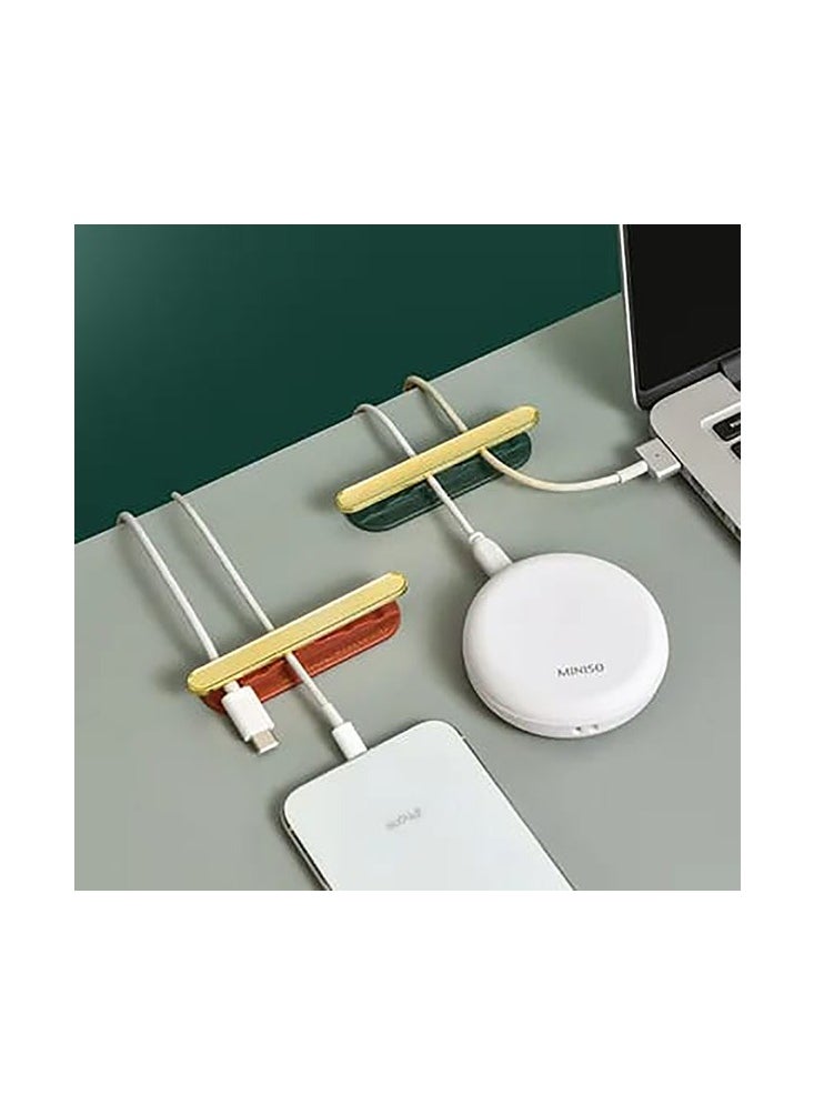 Generic 4-piece data cable organizer with three cable sizes to hold  - Image 3