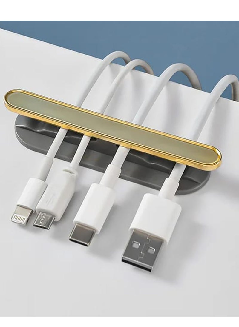 Generic 4-piece data cable organizer with three cable sizes to hold  - Image 5