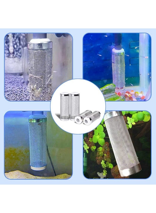 CMGTYYD 4 Pcs Aquarium Intake Strainer, 16mm Fish Tank Mesh Shrimp Guard Net Guard Intake Strainer Filter for Protecting Fish Shrimp Inhalation - Image 3