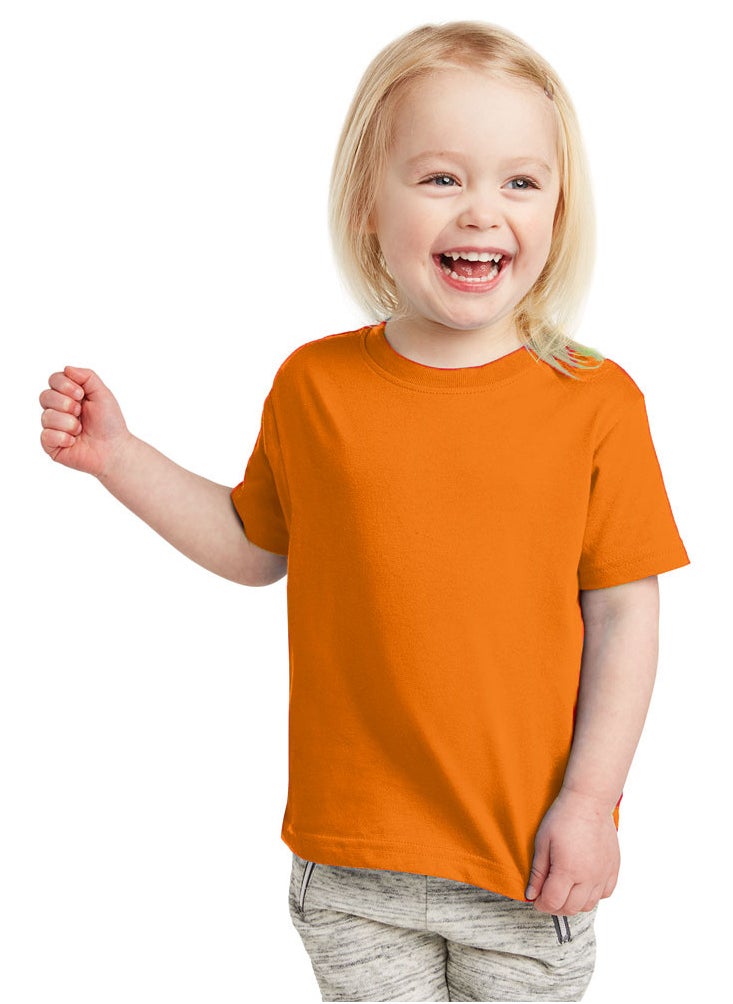 PRINTSHOP4ME Printshop4me Kids Round Neck Girls T Shirt 170 GSM Pure Cotton Basic Colors  - Image 1
