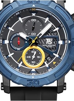T5 T5 Men's Chronograph Silicone strap Watch  - Image 2