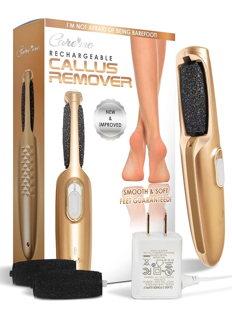 Care Me - Powerful Electric Callus Remover Wand  Rechargeable Foot File Grinder  Scrubber Removes Dry Dead Hard Skin  Calluses  Best Pedicure Tool for Soft Feet  Heel Care for Men  Women - Image 1