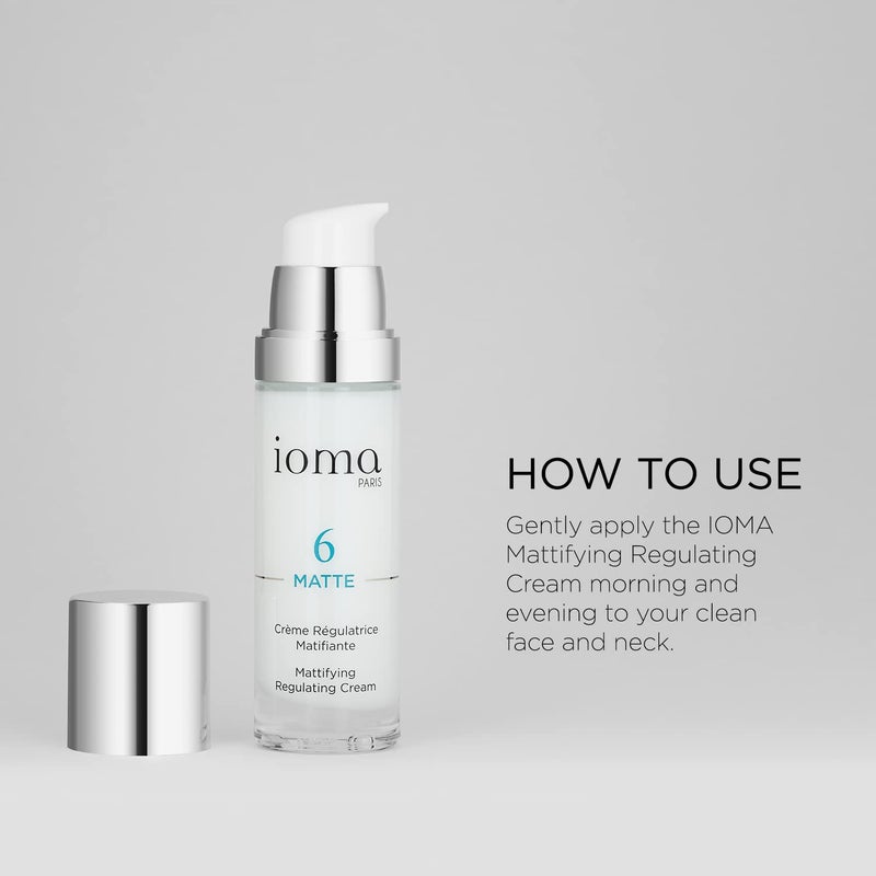 IOMA Paris - MATTE Mattifying Regulated Cream - Lightweight Shine-Reducing Cream for Oily or Breakout-Prone Skin, Day & Night Cream for Face and Neck, (30 ml) - Image 4