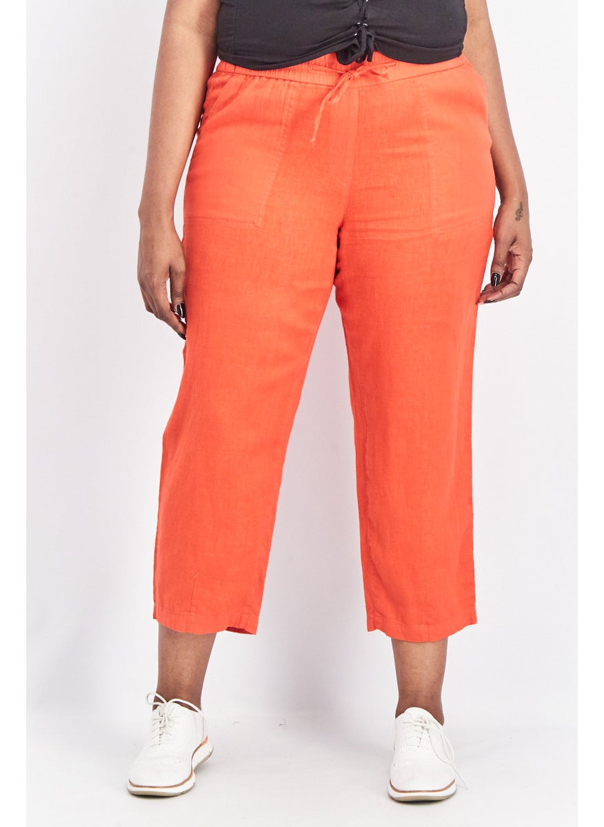 GERRY WEBER Women Regular Fit Solid Palazzo Pants, Red  - Image 1