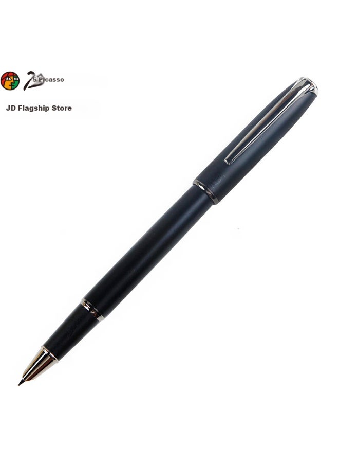 Pimio قلم حبر، قلم توقيع، مالي إضافي ناعم 0.38mm، هدية مكتب أعمال، ممارسة خط اليد للطلاب البالغين، هدية تخرج للرجال والنساء، سلسلة Malaga 916 رمادي مات - Image 5