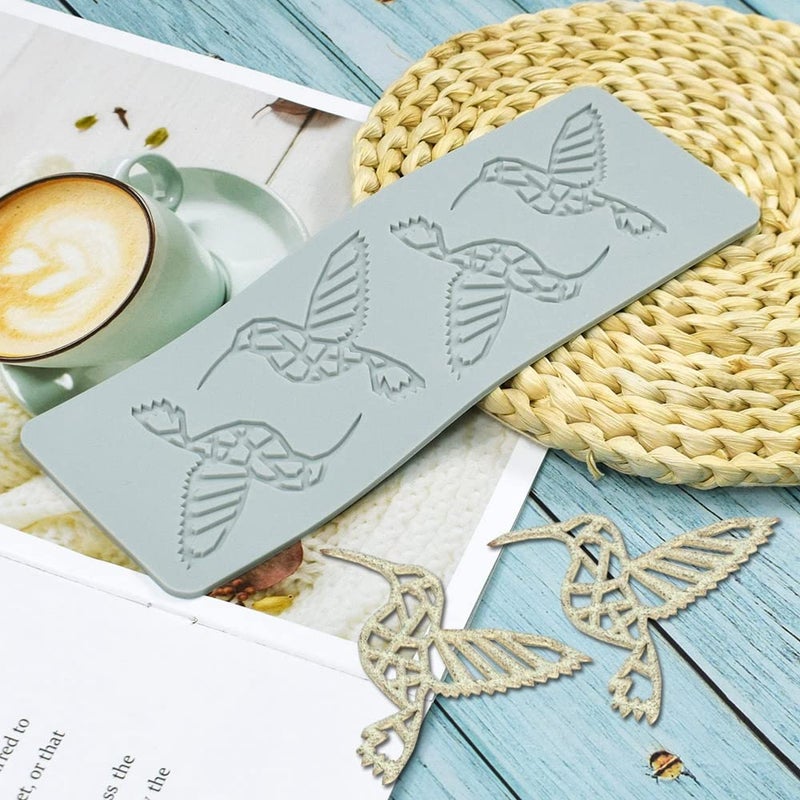 Animal Hollow Leaf Candy Mold Chocolate Candy 3D Hollow BeeBirdSnailCow Silicone Mold Sugar Craft Cake Decoration Cupcake Top Polymer Clay C_872x3x012inch