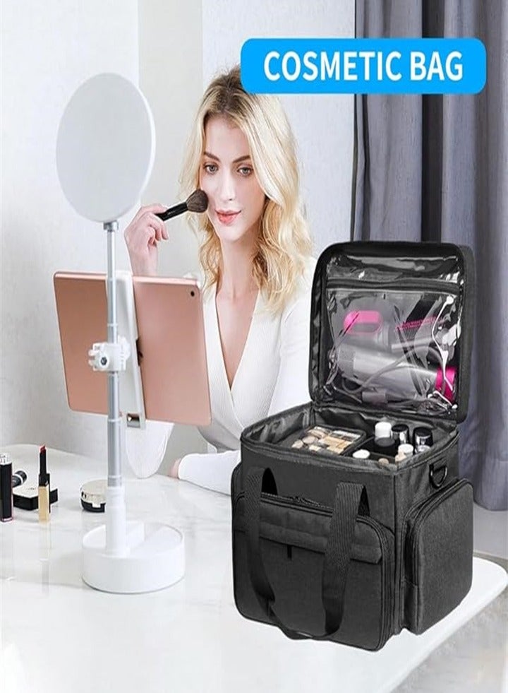 New multifunctional cosmetic bag, detachable and separable storage for cosmetics and hair care products, suitable for travel, hotel, going out  - Image 2