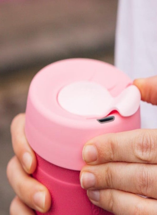 KeepCup Thermal - Vacuum Insulated Stainless Steel, Reusable Coffee Cup with Splashproof Sipper Lid, Large 16oz/454ml - Rose Pink - Image 2