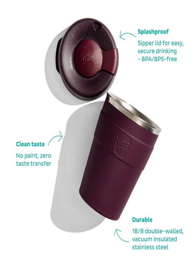 KeepCup Thermal - Vacuum Insulated Stainless Steel, Reusable Coffee Cup with Splashproof Sipper Lid, Large 16oz/454ml - Rose Pink - Image 4
