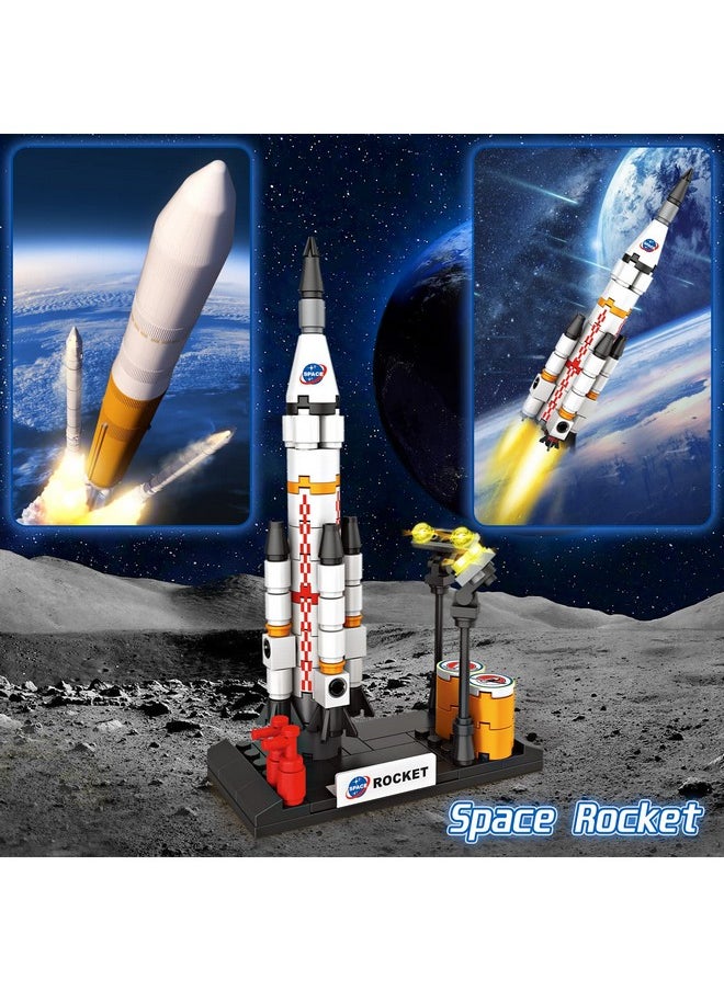 EP EXERCISE N PLAY City Space Exploration Toys, STEM Aerospace Building Kit Toy with Rocket, Space Shuttle, Moon Buggy, Satellite, Best Gifts for 6 7 8 9 10 11 12 Years Old Kids Boys Girls (455 Pieces)  - Image 3