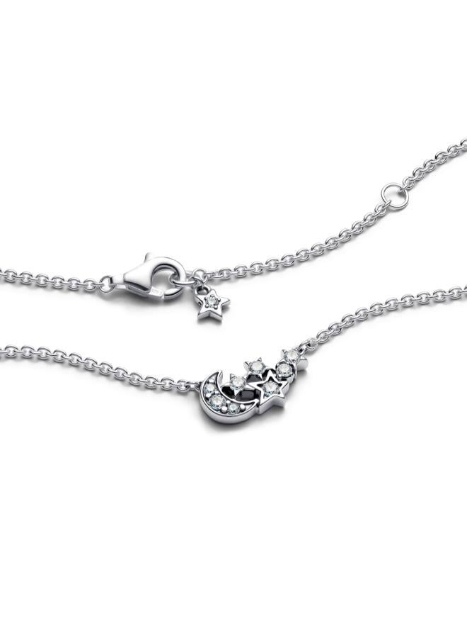 باندورا قلادة القمر والنجوم المتلألئة - Image 3