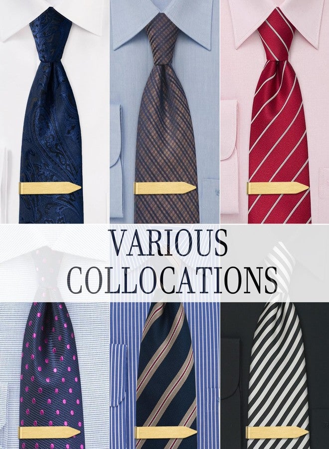 HAWSON Gold Tie Clip for Men, 2.2 Inch Skinny Tie Bar, Matte Brushed Minimalist Design Tie Pin, Secure Hold for Formal Suits, Wedding & Business Dad Gifts - Image 5