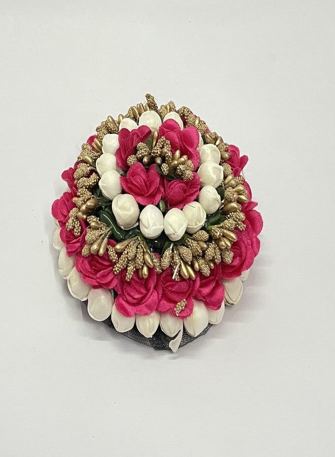 ماهل Maahal Bridal Bun Juda Gajra Maker Flower Gajra/إكسسوارات الشعر للنساء والفتيات - راني - Image 3