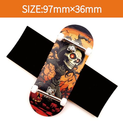 RACOFSB 36mm Pro Fingerboard with Wooden Finger Skateboard Deck Upgraded Finger Board Trucks Street Shape Bearing Wheels Tree - Image 5