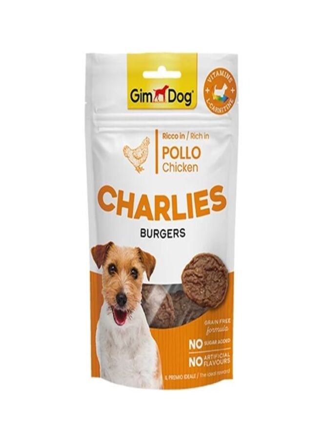 Gimdog Charlies Burgers Chicken 70g