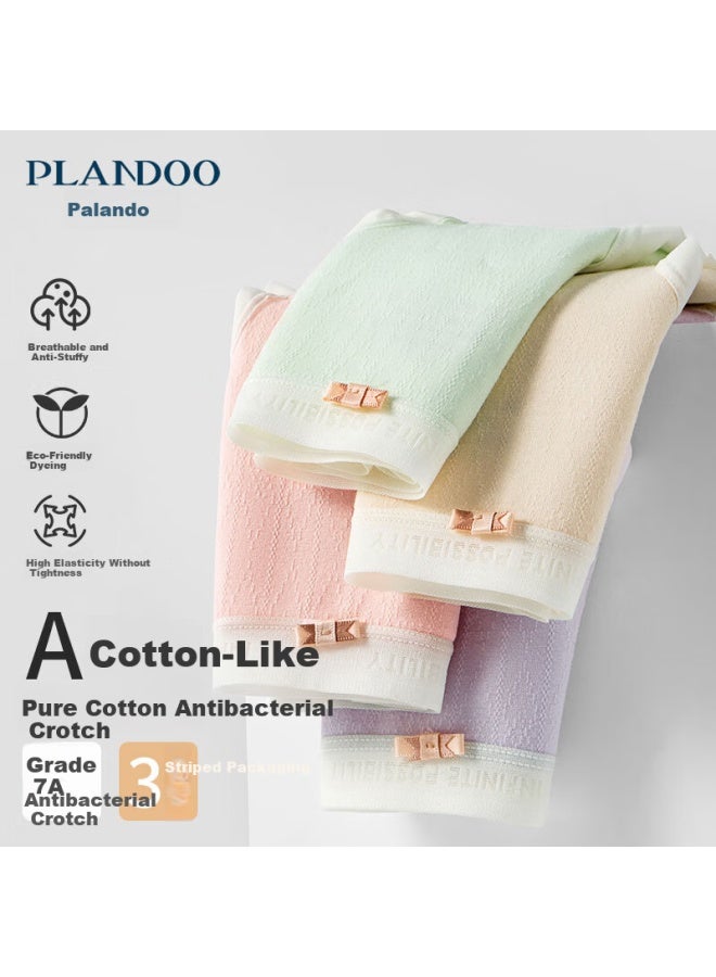 PLANDOO Palando Women's Maternity Grade A Jacquard Cotton Antibacterial Mid-waist Breathable Cotton Underwear M - Image 1