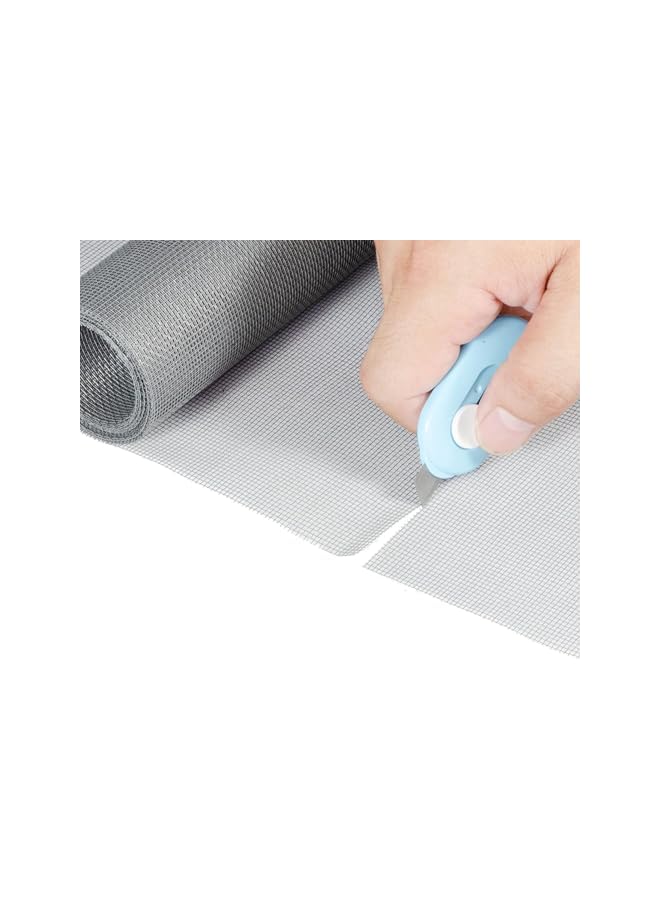 The Bros Windows Screen and Screen Door Replacement, 48"x98" Durable Fiberglass Screen Mesh- Window Screen & Sliding Screen Door Repair for Patio and Windows(1 Pack,Grey)  - Image 2