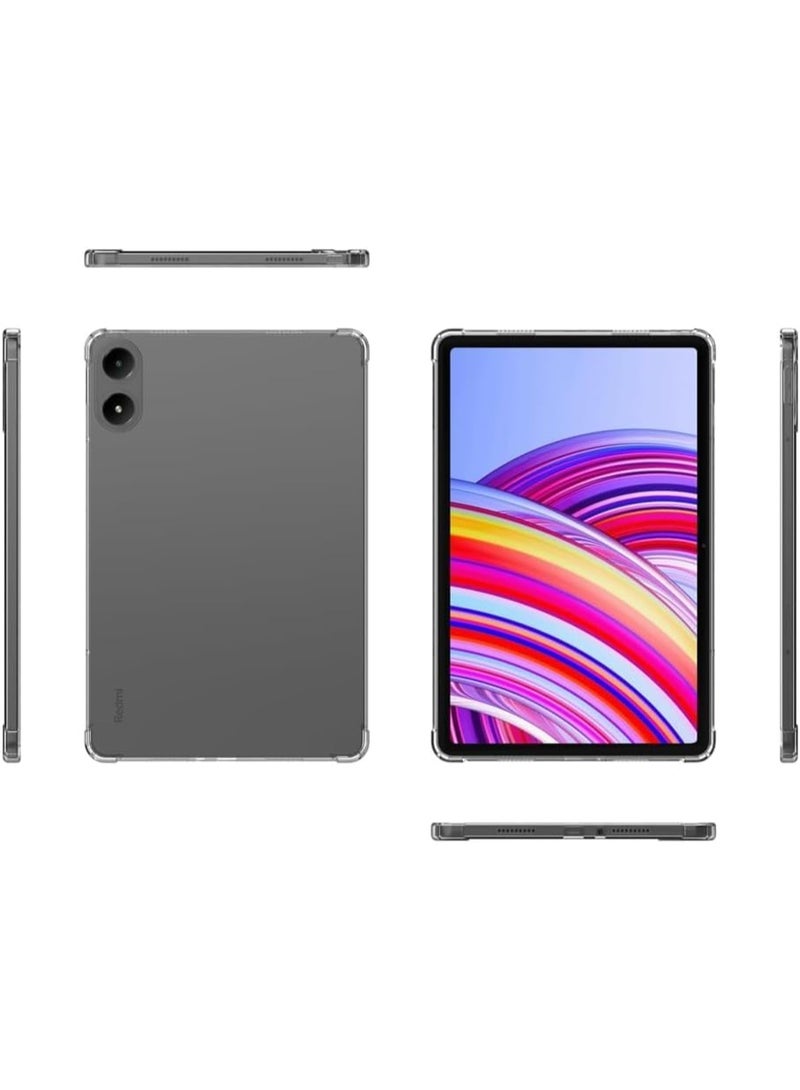 Lion Store transparent, flexible, and soft tablet case made of heat-resistant polyurethane, ultra-thin design for Xiaomi Redmi Pad Pro 12.1-inch 2024 - Image 2