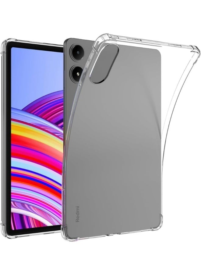 Lion Store transparent, flexible, and soft tablet case made of heat-resistant polyurethane, ultra-thin design for Xiaomi Redmi Pad Pro 12.1-inch 2024 - Image 1