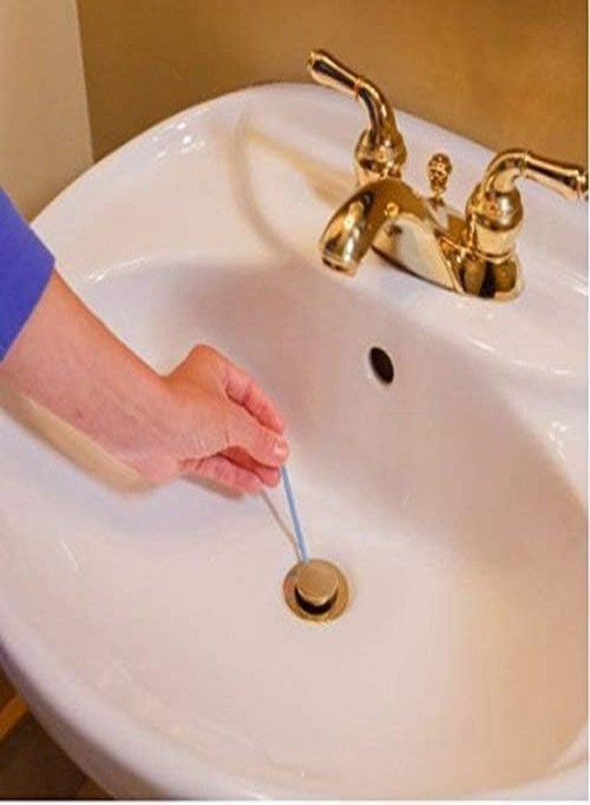 SHOPYSTAR Drain Cleaner Sticks for Kitchen Sink, Bathroom, Bathtub, Washbasin - Prevents Clogs & Blockages, Odour Remover - Blue, 12 Sticks (Pack Of 1) - Image 3