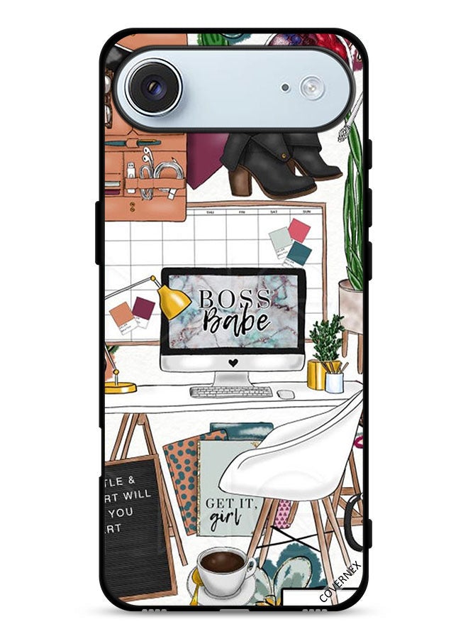 Covernex Apple iPhone Air Protective Case Cover Boss Babe Art Clip - Image 1