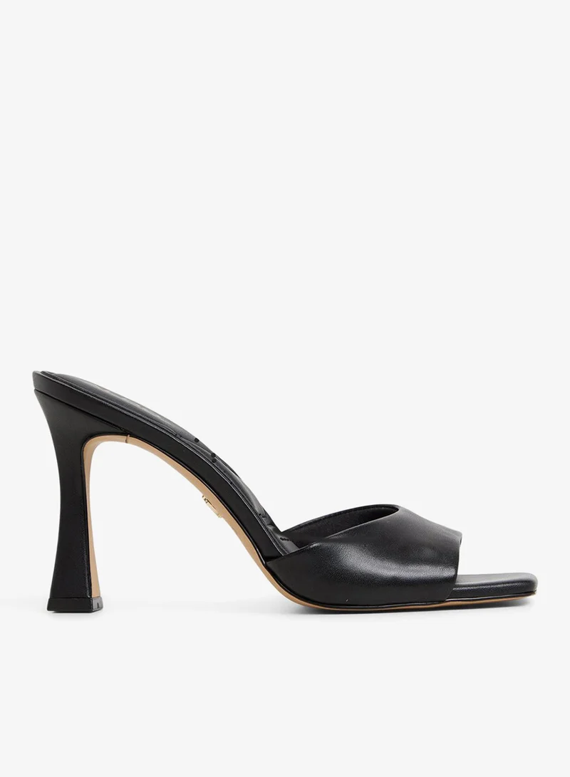 الدو صنادل بكعب عالٍ بحزام واحد