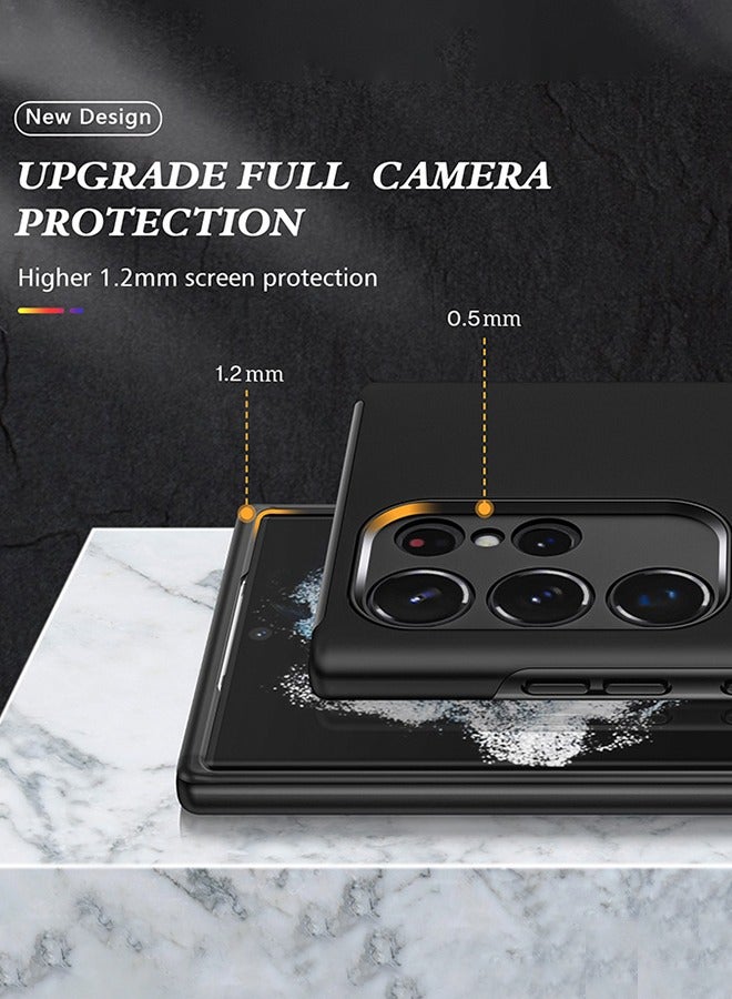 DUNISO Samsung Galaxy S24 Ultra Phone Case Full Body Protective Phone Cover with Wireless Charging Anti-fall Anti-fingerprint Phone Case for Samsung Galaxy S24 Ultra 5G Phone Case  - Image 5
