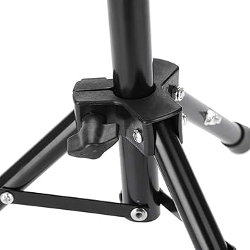 AYNEFY Hairdressing Tripod Stand 23 in Hairdressing Training Head Holder Salon Model Mannequin Head Tripod Stand Black - Image 5