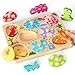 Zeoddler Wooden Puzzles for Toddlers 8 Pcs Dinosaur Matching Egg Puzzle Montessori Toys for Boy Girl Easter Birthday Gifts Preschool Learning Activities Educational Toys for Boys Girls - Image 3