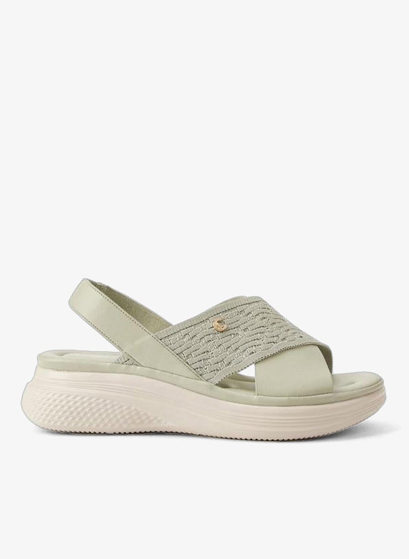Le Confort Women Knit Textured Backstrap Sandals - Image 2