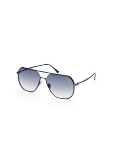 TOM FORD Men's Metal Sunglasses FT085201B61 Lens Size: 61 Millimeter - Shiny Black  - Image 1