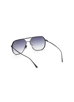 TOM FORD Men's Metal Sunglasses FT085201B61 Lens Size: 61 Millimeter - Shiny Black  - Image 5