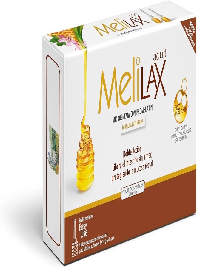 MELILAX Adult, 6 MICROCLISMI x 10 G (Adult & Teenagers)