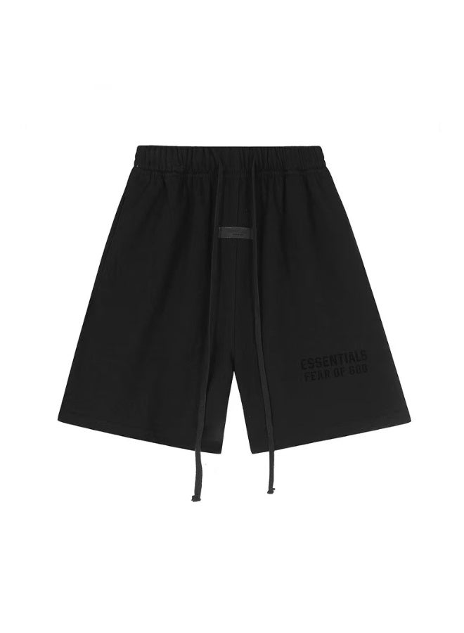 إيسنشالز FOG  Loose Drawstring Casual Shorts for Men and Women, Five-Piece Set - Image 1