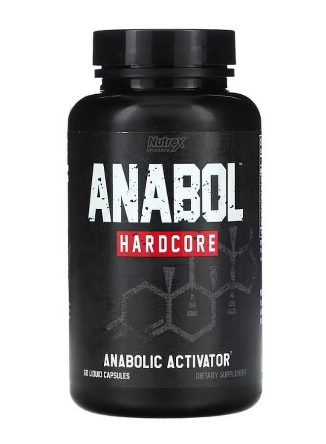 نورتكس ريسيرش Anabol Hardcore 60 Liquid Capsules - Image 1