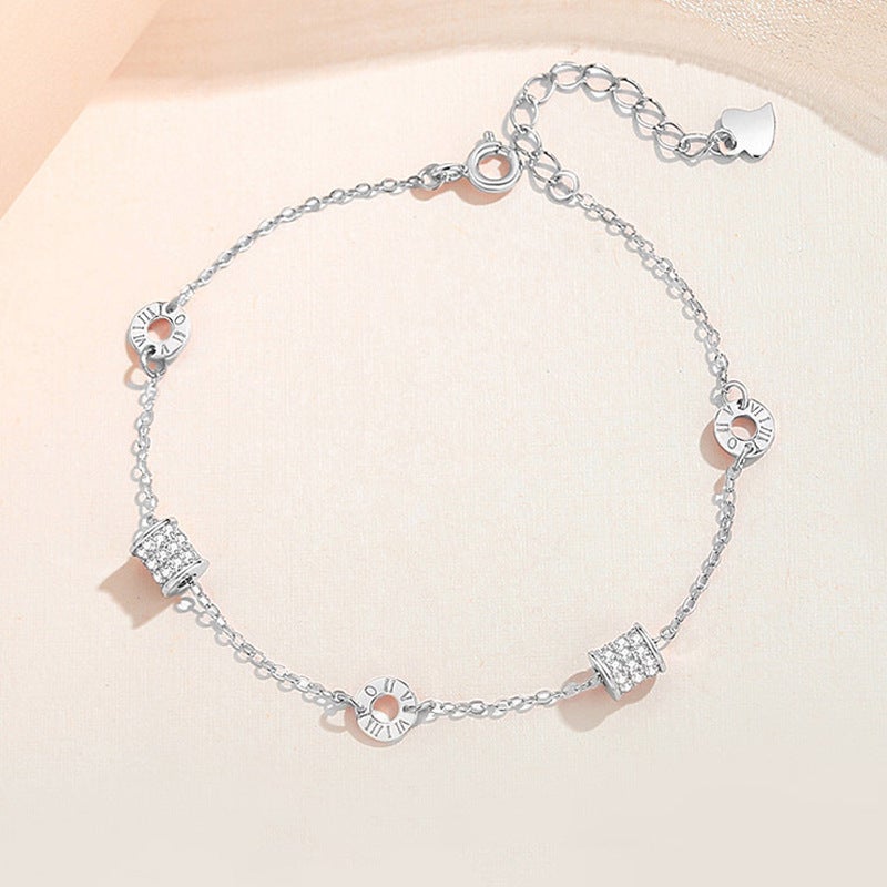 Roman Numeral Bracelet for Women, Minimalist Light Luxury, Valentine's Gift - Image 3