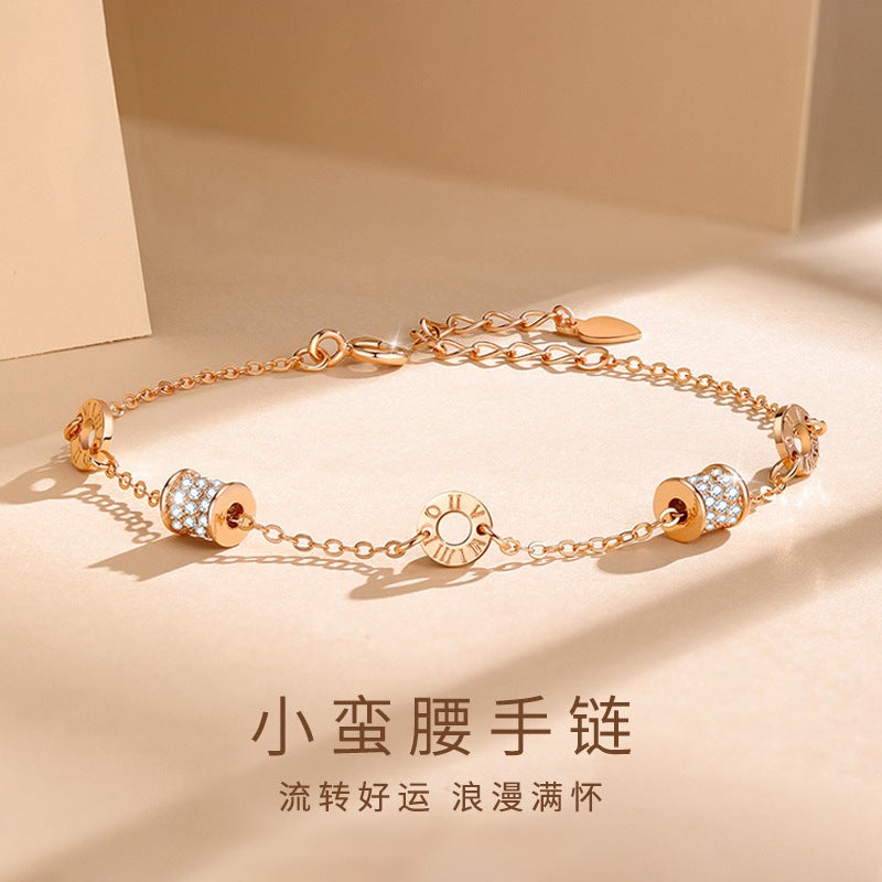 Roman Numeral Bracelet for Women, Minimalist Light Luxury, Valentine's Gift - Image 2