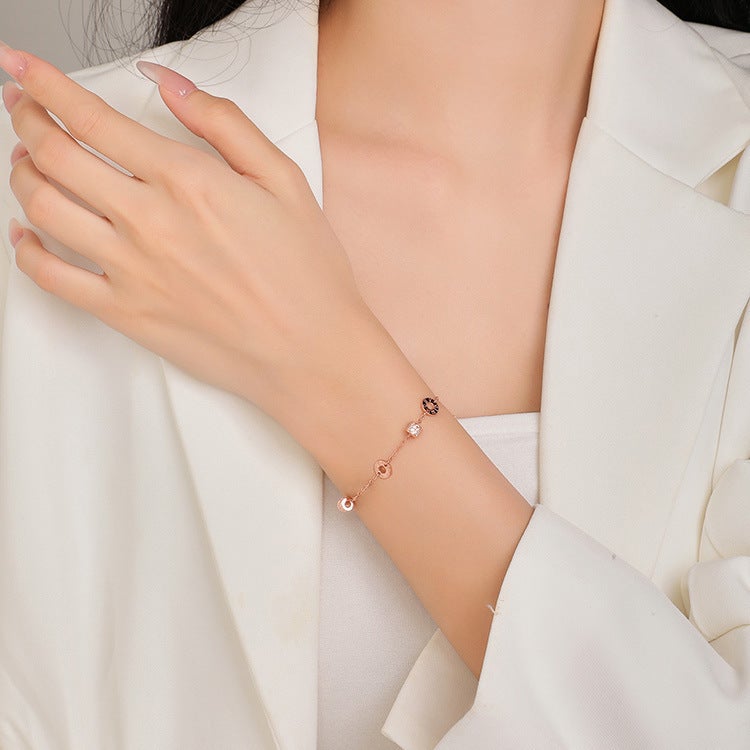 Roman Numeral Bracelet for Women, Minimalist Light Luxury, Valentine's Gift - Image 5
