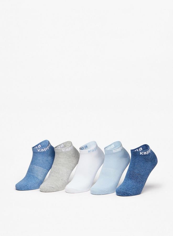 Kappa Solid Ankle Length Sports Socks - Set of 5 - Image 1