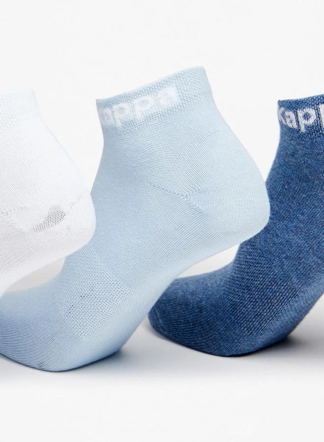 Kappa Solid Ankle Length Sports Socks - Set of 5